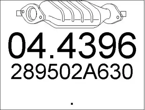 катализатор MTS 04.4396