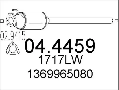 катализатор MTS 04.4459