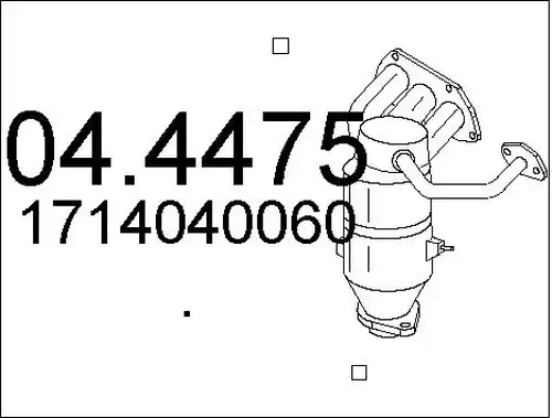 катализатор MTS 04.4475