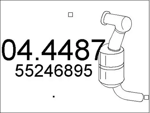 катализатор MTS 04.4487