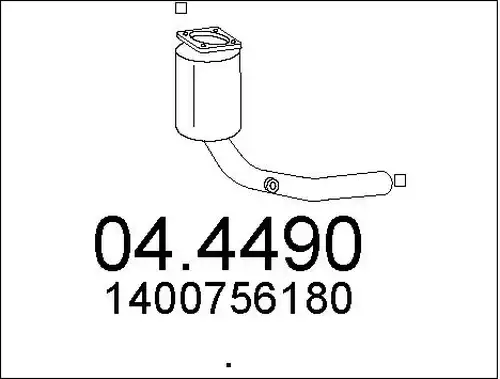 катализатор MTS 04.4490