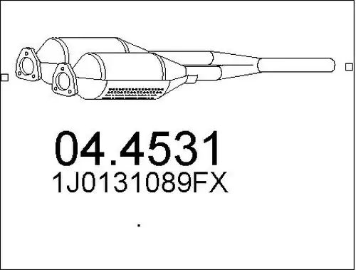 катализатор MTS 04.4531