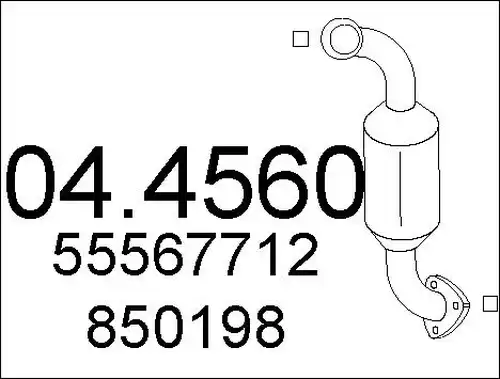 катализатор MTS 04.4560