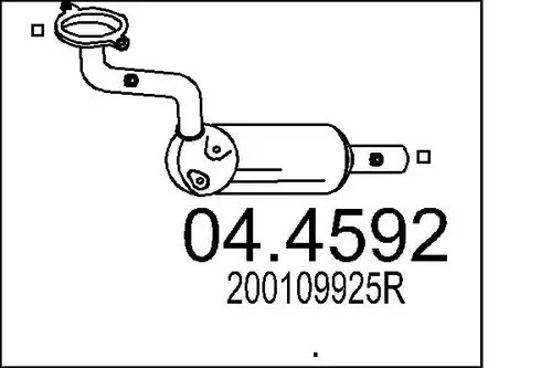 катализатор MTS 04.4592