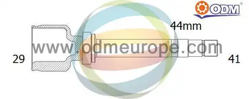 каре комплект, полуоска Multiparts 14-016056