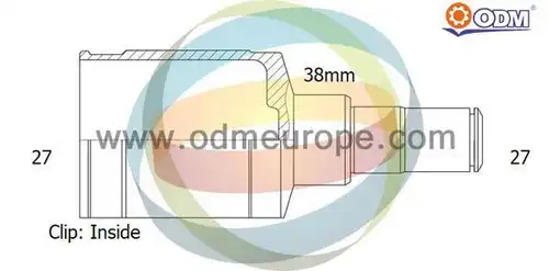 каре комплект, полуоска Multiparts 14-146071