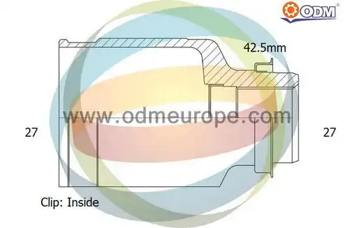 каре комплект, полуоска Multiparts 14-146072