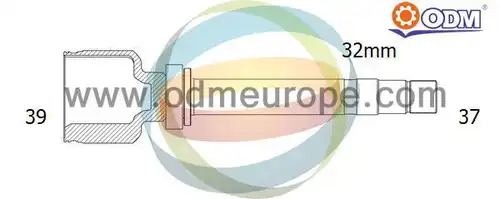 каре комплект, полуоска Multiparts 14-166004