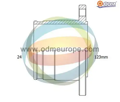 каре комплект, полуоска Multiparts 14-216102