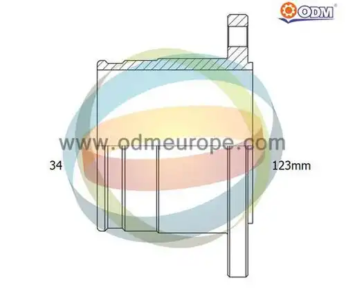 каре комплект, полуоска Multiparts 14-216103