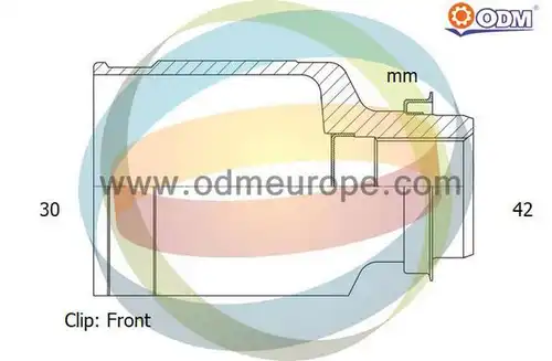 каре комплект, полуоска Multiparts 14-216113