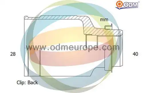 каре комплект, полуоска Multiparts 14-216114