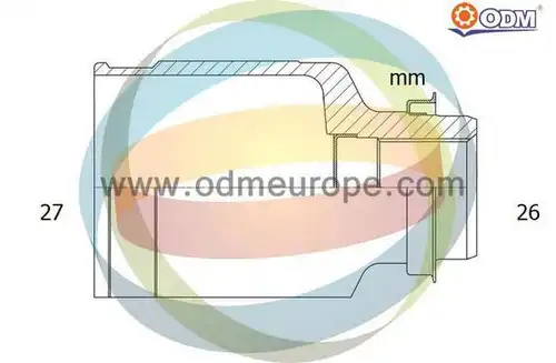 каре комплект, полуоска Multiparts 14-216124