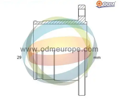 каре комплект, полуоска Multiparts 14-216139