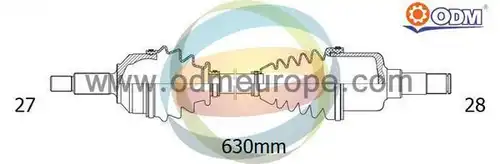 полуоска Multiparts 18-015160