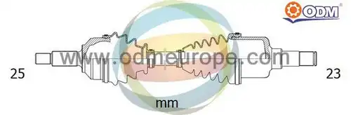 полуоска Multiparts 18-051450