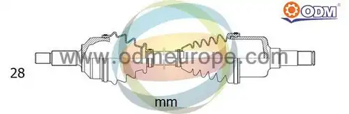 полуоска Multiparts 18-051480