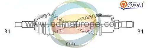 полуоска Multiparts 18-051660