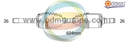 полуоска Multiparts 18-052170