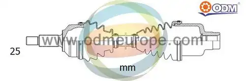 полуоска Multiparts 18-052450