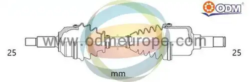 полуоска Multiparts 18-121450