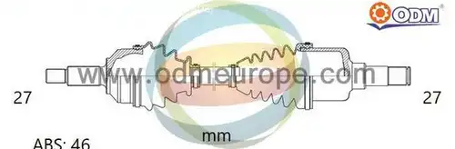 полуоска Multiparts 18-122371