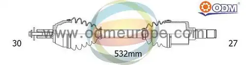 полуоска Multiparts 18-141160