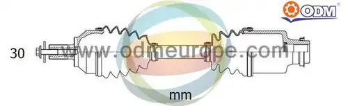 полуоска Multiparts 18-141300