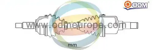 полуоска Multiparts 18-141350