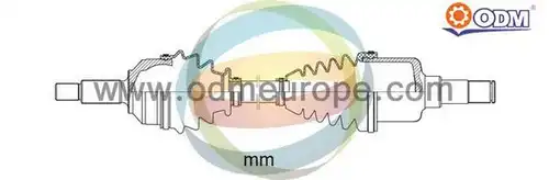 полуоска Multiparts 18-143110