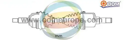 полуоска Multiparts 18-143310