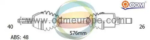 полуоска Multiparts 18-151151