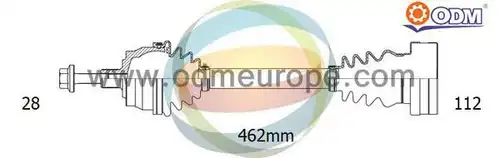 полуоска Multiparts 18-213170