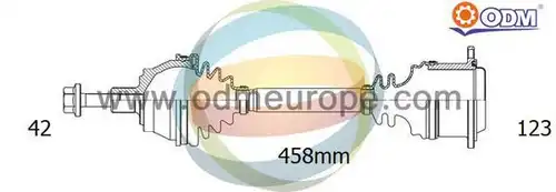 полуоска Multiparts 18-213310