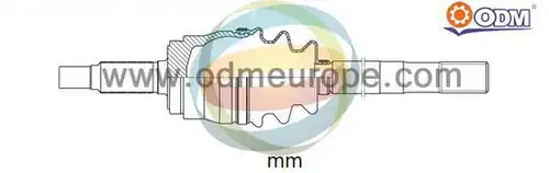 полуоска Multiparts 18-226090