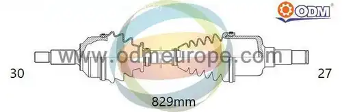 полуоска Multiparts 18-342600