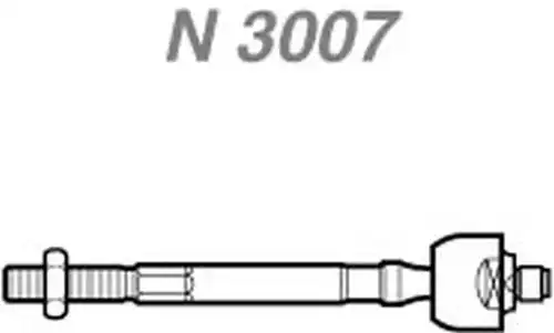 аксиален шарнирен накрайник, напречна кормилна щанга NAKATA N 3007