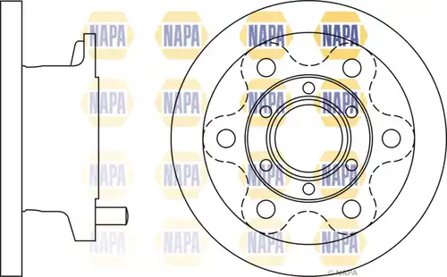 спирачен диск NAPA NBD5443