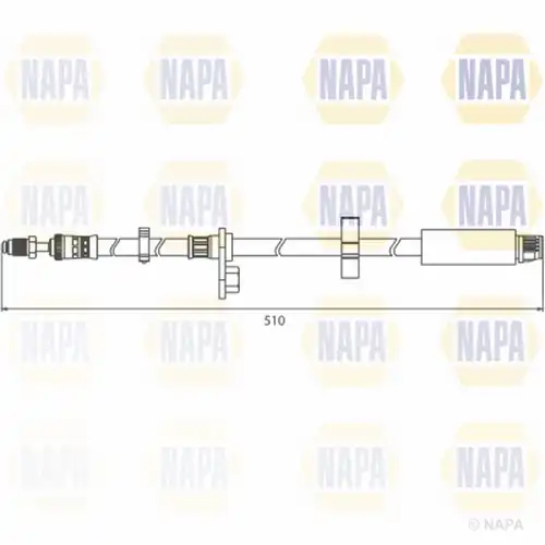 спирачен маркуч NAPA NBH1043