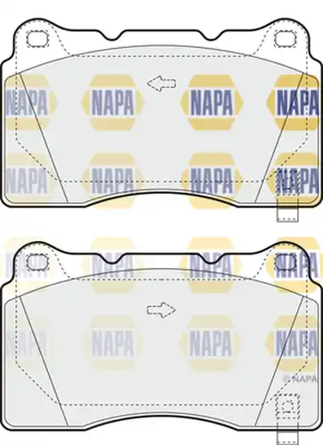 накладки NAPA NBP1861