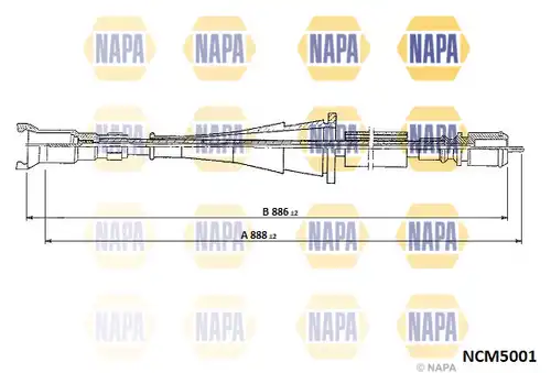 ос на тахографа NAPA NCM5001