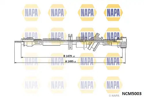 ос на тахографа NAPA NCM5003