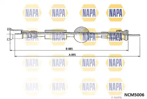 ос на тахографа NAPA NCM5006