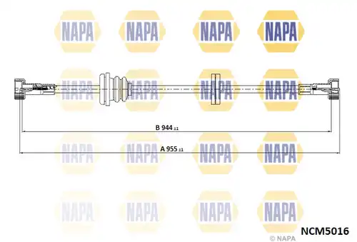 ос на тахографа NAPA NCM5016