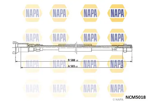 ос на тахографа NAPA NCM5018