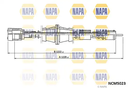 ос на тахографа NAPA NCM5023