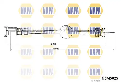 ос на тахографа NAPA NCM5025