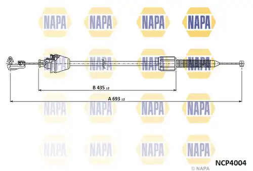 жило за газ NAPA NCP4004