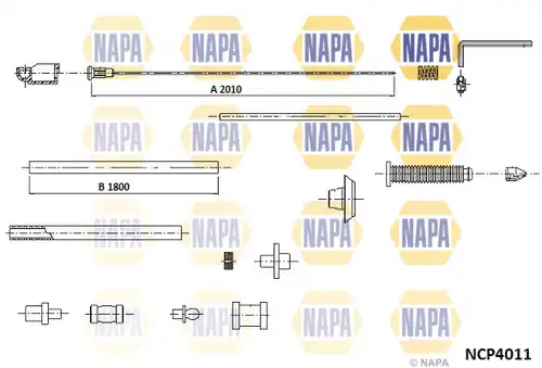 жило за газ NAPA NCP4011