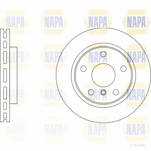 спирачен диск NAPA PBD8748